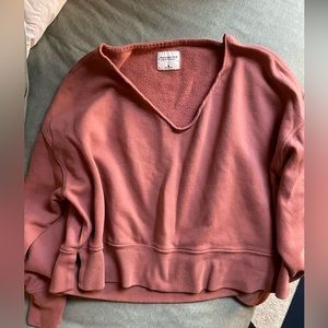 A & F cropped sweatshirt